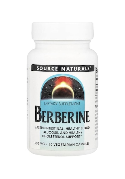 Source Naturals, Berberine, 500 Mg, 30 Vegetarian Capsules