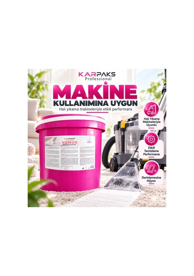 Venüs Halı Koltuk Temizleme 10 Kg Tekli