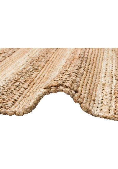 Eko Halı Netra S-1410 Natural Xw Farklı Örgü Dokusuna Sahip El Dokuma Naturel Jüt Hasır Halı - 200X300