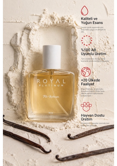 Royal Platinum W122 Kadın Parfüm EDP 50 ML