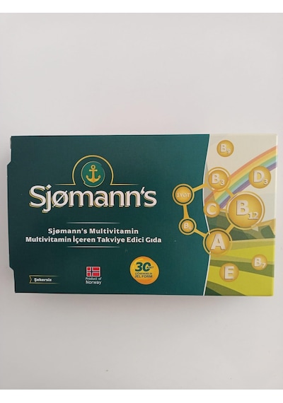 Sjomann's Multivitamin Tablet 30'lu 8682792377083
