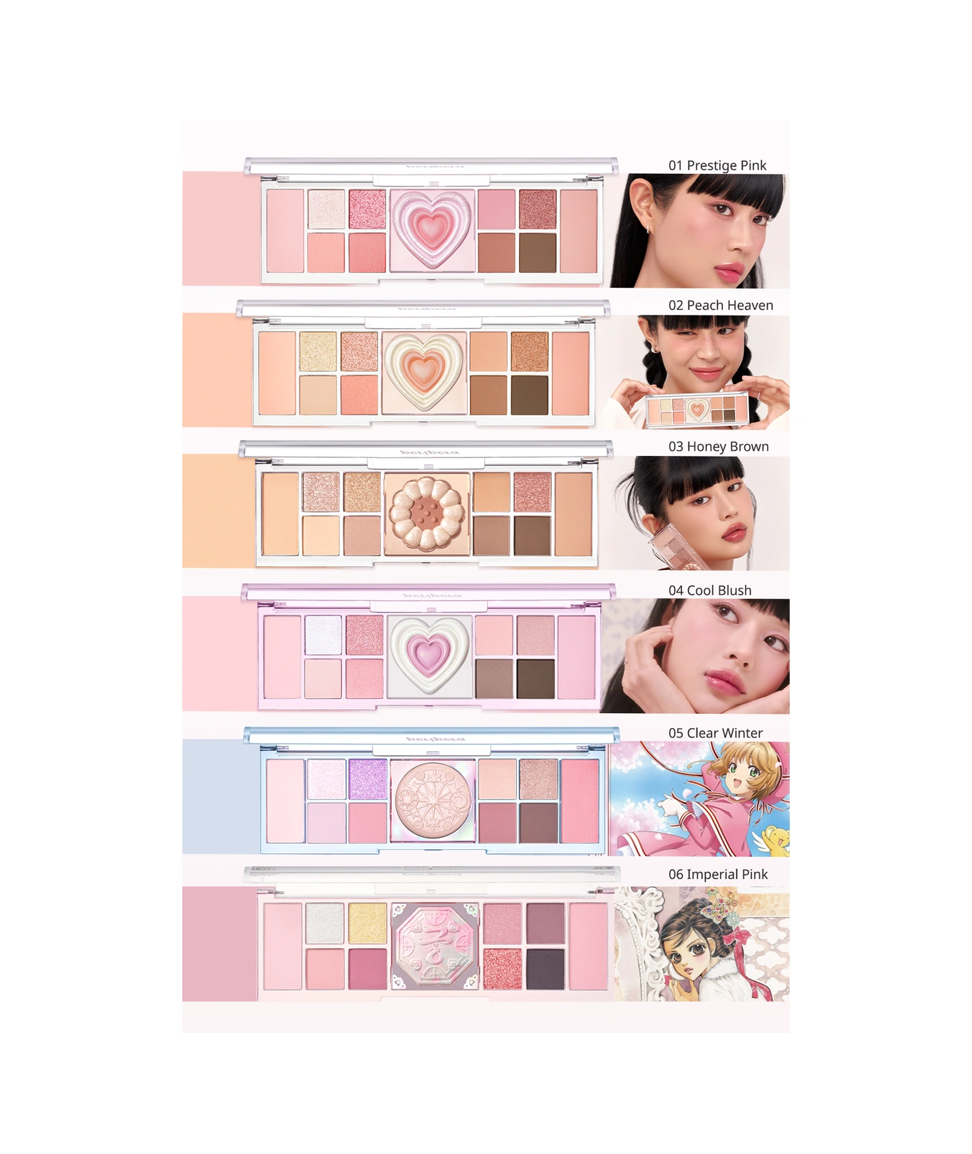 Peripera All Take Mood Like Palette 06 İmperial Pink