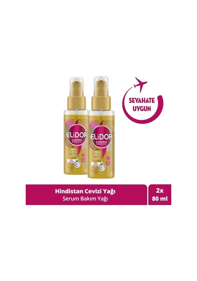 Elidor Serum Saç Bakım Yağı Hindistan Cevizi Yağı 80 Ml X2