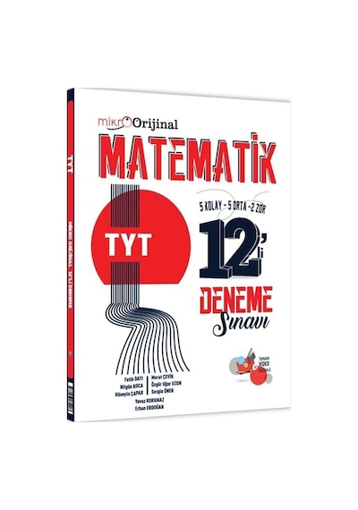 Mikro Orijinal Tyt Matematik Deneme 12 Li