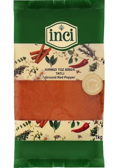 İNCİ KIRMIZI TATLI TOZ BİBER 1KG
