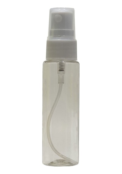 30ml Plastik Şeffaf Şişe Beyaz Sprey Başlık, 12 Adet, Dezenfektan Şişesi, Plastik Şişe, Medikal Şişe, Boş Şişe, Parmak Sprey Başlık, Spreyli Şişe