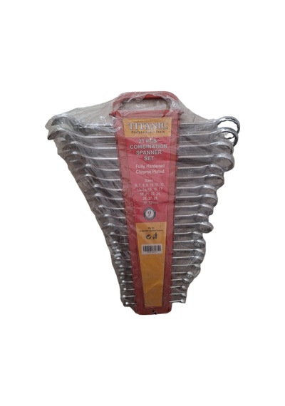 21 Parça Kombine Anahtar Takımı 6-32 Mm Krom Kaplama