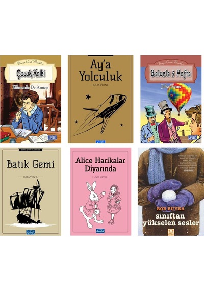 Sınıftan Yükselen Sesler Ortaokul 6 Kitap Okuma Seti