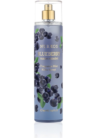 Nurxos 9890 Blueberry Yaban Mersini Hediyelik Kutulu 3'lü Set Vücut Spreyi & Losyon & Duş Jeli