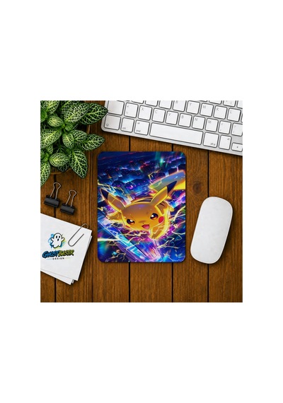 Pikachu Baskılı Oyuncu Mousepad 0233