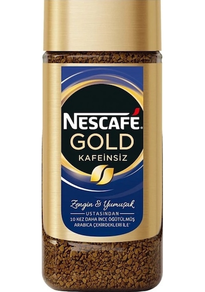 Nescafe Gold Kafeinsiz Hazır Kahve Cam Kavanoz 100 G