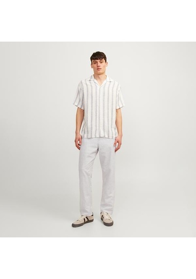Jack&jones Jack Jones Pantolon Kane Summer Linen Blend Jogger Gri