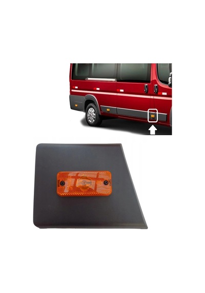 Fiat Ducato 3 2007 Yılında Çıkan Kasa Orta Direk Çıtası Sağ Sinyal Deliksiz Oem No 735422945