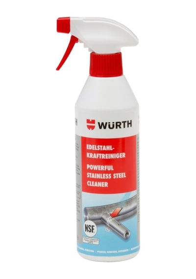 Würth NSF Onaylı Gıdaya Uygun Paslanmaz Çelik Temizleyici 500 ML