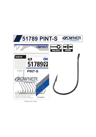 Owner 51789 Pint-S Black Tekli Iğne - No: 2
