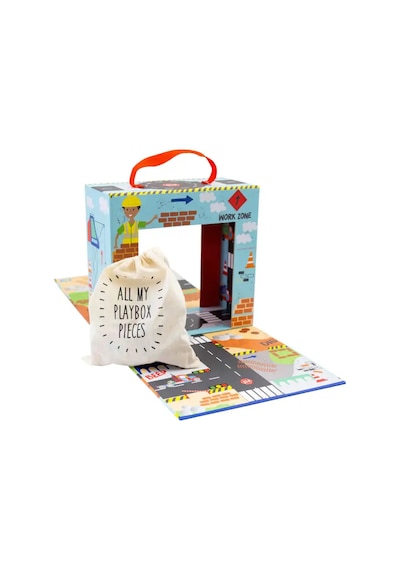 Floss & Rock Ahşap Figürlü Oyun Kutuları Construction 45p6473