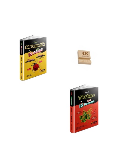 Aydın Lgs 8. Sınıf Matematik Ve Türkçe 15li Deneme + Telefon Standı