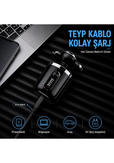 Rq8860 Erkek Bakım Ve Tıraş Seti 5 Bıçaklı Şarj Edilebilir Kel Kafa Ve Yüz Tıraş Makinesi