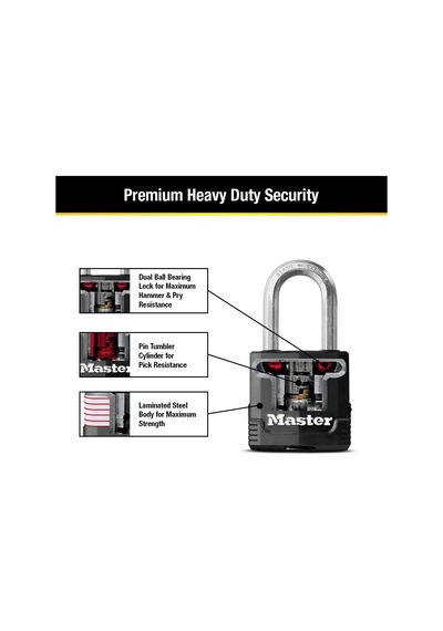 Master Lock M115xtlf Magnum Ağır Hizmet Tipi Anahtarlı Dış Mekan