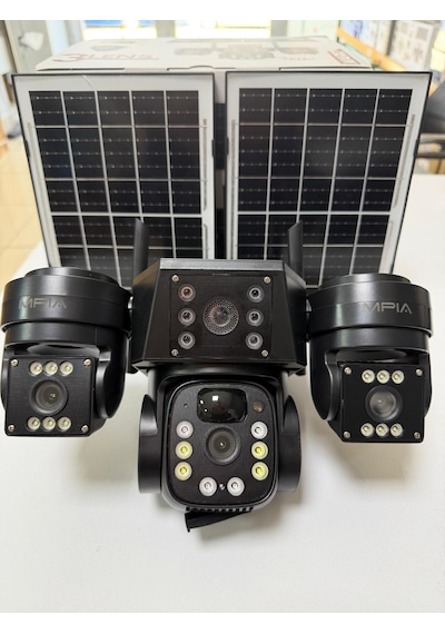 Mpıa Maro Çift Solar Wifi 12mp 3 Lensi Akıllı Güvenlik Kamerası