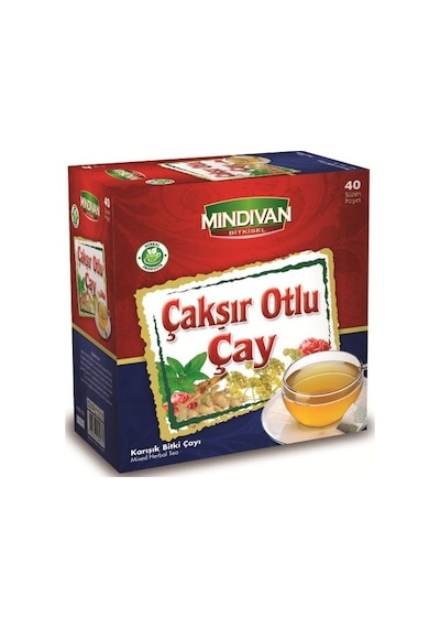 Mindivan Çakşır Otlu Karışık Bitki Süzen Poşet Çay 40'lı