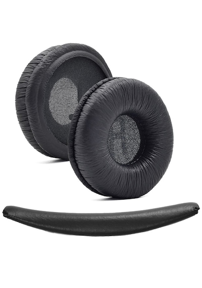 Jbl İle Uyumlu Kulaklık Pedi Süngeri Tune T500bt 510bt 520bt T560bt 570bt T450 460 Jr300 310 Kafa Koruma Yastık Kapak Yalıtım Siyah