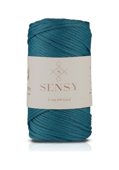 3 Mm - 250 Gr Polyester Makrome Ipi Petrol Mavisi 120 M Polyester Makrome Ip Supla Ip Ve Çanta Ipi