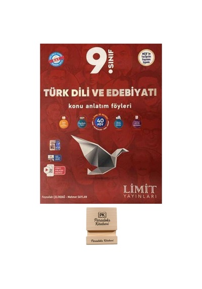 Limit 9. Sınıf Türk Dili Ve Edebiyatı Maarif Konu Anlatım Föyü Ve Telefon Standı