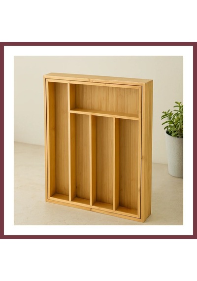 Storeşahin Bambu Çekmece Kaşıklık 7 Bölmeli Çok Amaçlı Organizer Shn0720