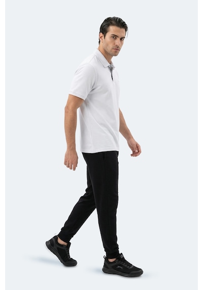 Slazenger Zodıacs Erkek Polo Yaka Beyaz Tişört