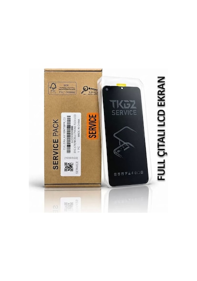 Tkgz - Xiaomi Redmi 8a İle Uyumlu Lcd Ekran Dokunmatik Servıce Pack Lcd Full Çıtalı