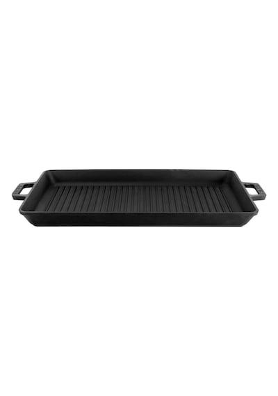 Lava Metal Demir Saplı Döküm Izgara Tava, 26x45 Cm Çok Renkli