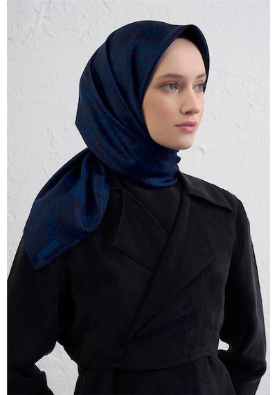Armine Sura İpek Eşarp - 2025/2026 Sonbahar Kış - 9431d01 S Lacivert