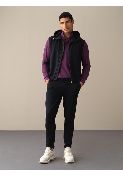 Xint Lacivert Regular Fit Pamuklu Sweat Pantolon 380127