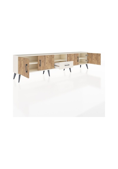 Arges Tv Ünitesi 3 Raflı Tek Çekmeceli 4 Kapaklı 220x30x51 Aytaşı-çam/aytaşı Atlas Çam/aytası - Aytası Arges Tv Ünitesi 3 Raflı Tek Çekmeceli 4 Kapaklı 220x30x51 Aytaşı-çam/aytaşı Atlas Çam/aytası - Aytası