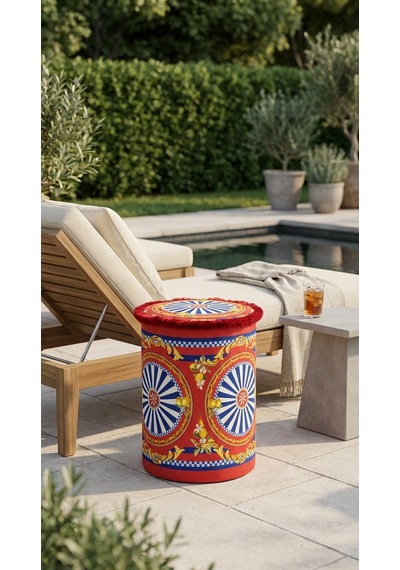 Verona Rouge Puf Sarı