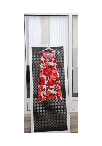 Çınar Boutique Plaj Elbisesi Kırmızı Kırmızı
