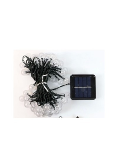 7m 50 Led Gün Işığı Solar Çok Renkli