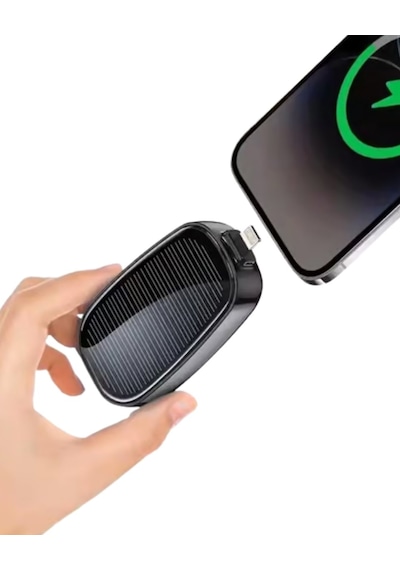 Mini Güneş Enerjili Powerbank Cep Tipi Acil Şarj Cihazı Belirtilmemiş