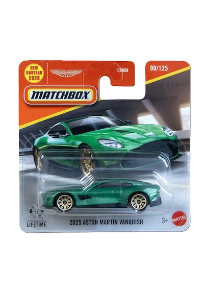 Matchbox 1:64 Scale 2025 Aston Martin Vanquish For 3 Years & Above 90/125 Green