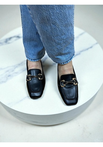 Aska Shoes Günlük Tokalı Babet 2025aska005 Siyah