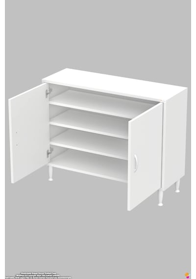 Bulut Ayakkabılık - Kapaklı 3 Raf 4 Bölmeli Dar Alanlar İçin Çok Amaçlı Dolap 95 Cm Beyaz Bulut Ayakkabılık - Kapaklı 3 Raf 4 Bölmeli Dar Alanlar İçin Çok Amaçlı Dolap 95 Cm Beyaz