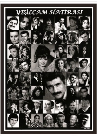 70Cmx100Cm Yeşilçam Ünlüleri Poster Tablo
