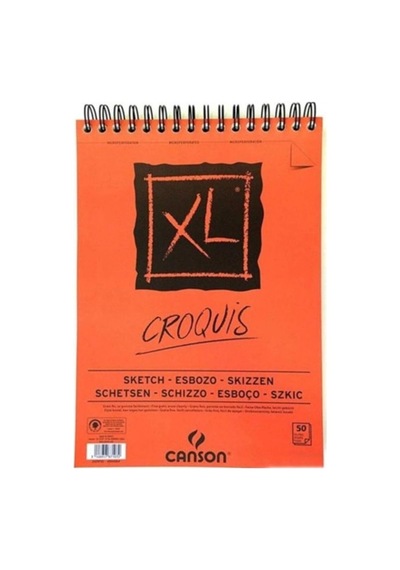 Croquis Xl Albüm 90gr Üsten Spiralli A4 50yp Resim Ve Çizim Blokları