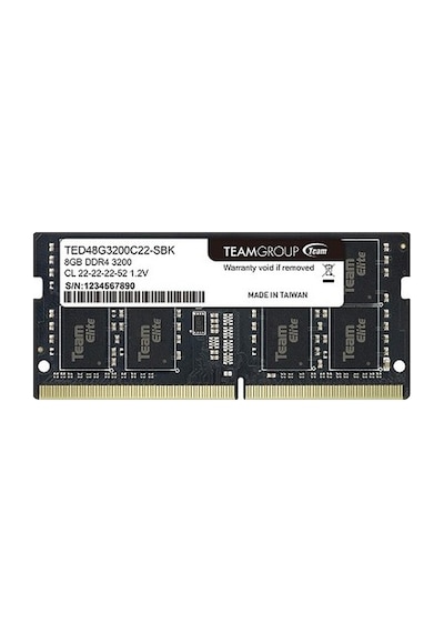 Team Elite 8gb 1x8gb 3200mhz Cl 22 Ddr4 Notebook Sodımm Ram