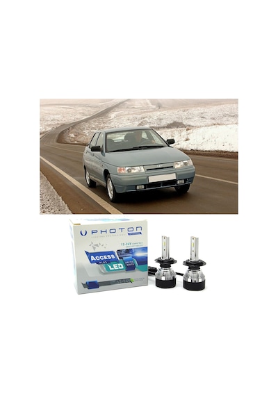 Lada Vega 2110 Led Xenon Uzun Far Ampulü H1 Access Yeni Seri Beyaz