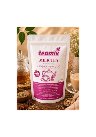 Rezene Anasonlu Bitkisel Karışımlı Çay Milk Tea 20 Süzen Poşet