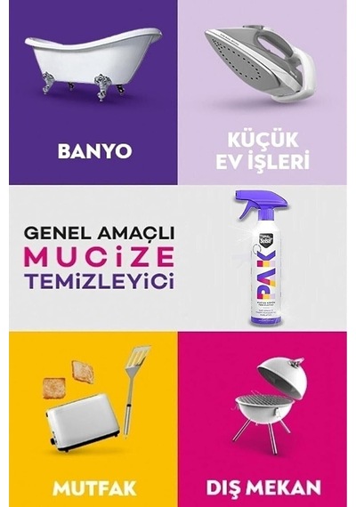 Pak Mucize Köpük Sprey Temizleyici 500 Ml 10'lu Set 60632026