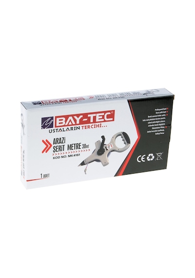 Bay- Tec Arazi Şerit Metre 30 M x 12.5 Mm