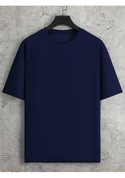 Unisex Enjoy Personel Time Baskılı Tasarım Tshirt Lacivert